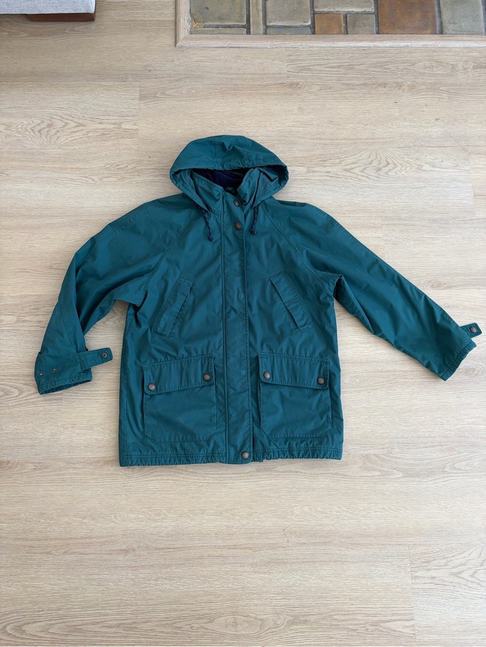 Pacific Trail Green Hooded Fleece-Lined Jacket